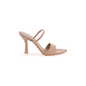 Leda Tapered-Toe Leather Sandals