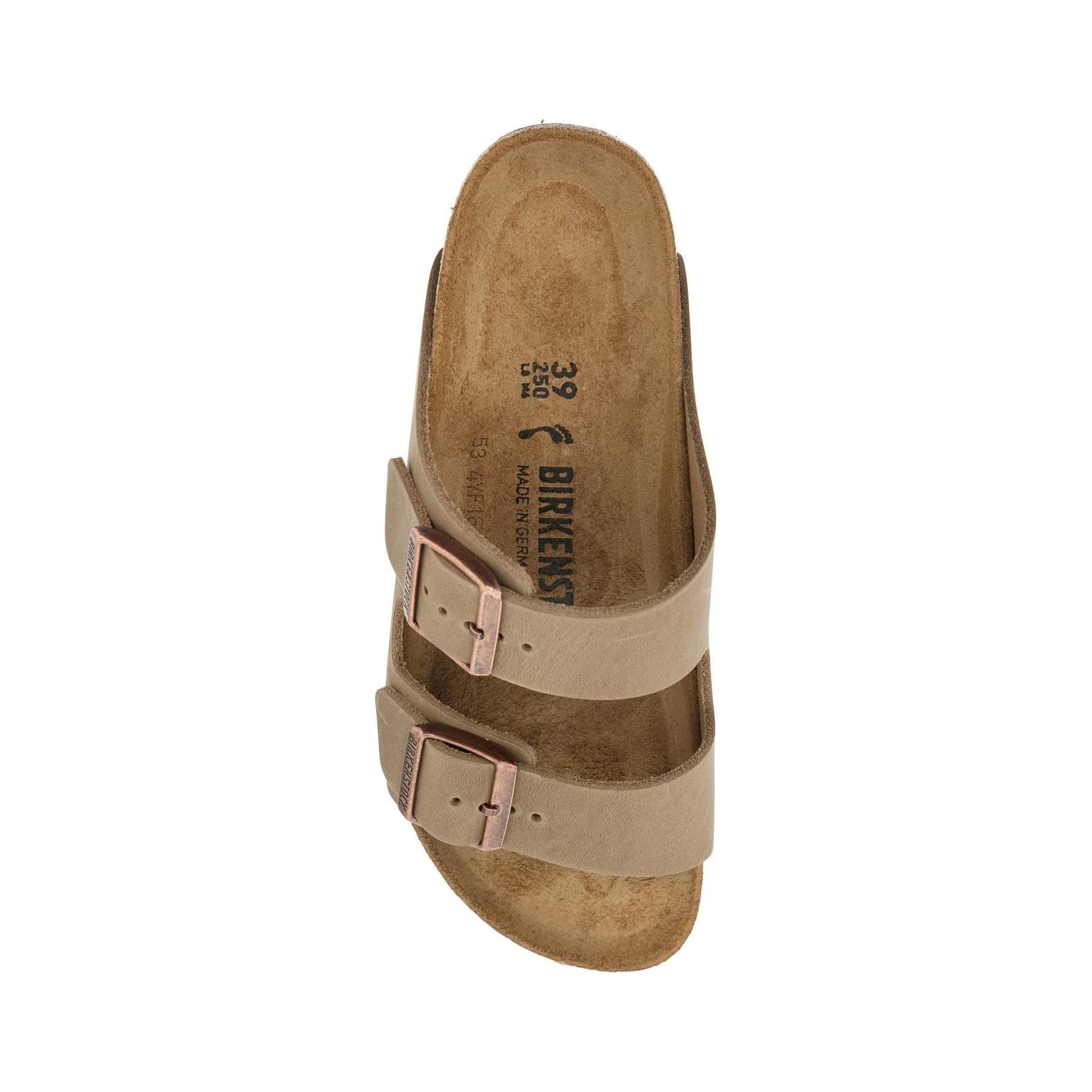 Suede Leather Arizona Slides Narrow Fit