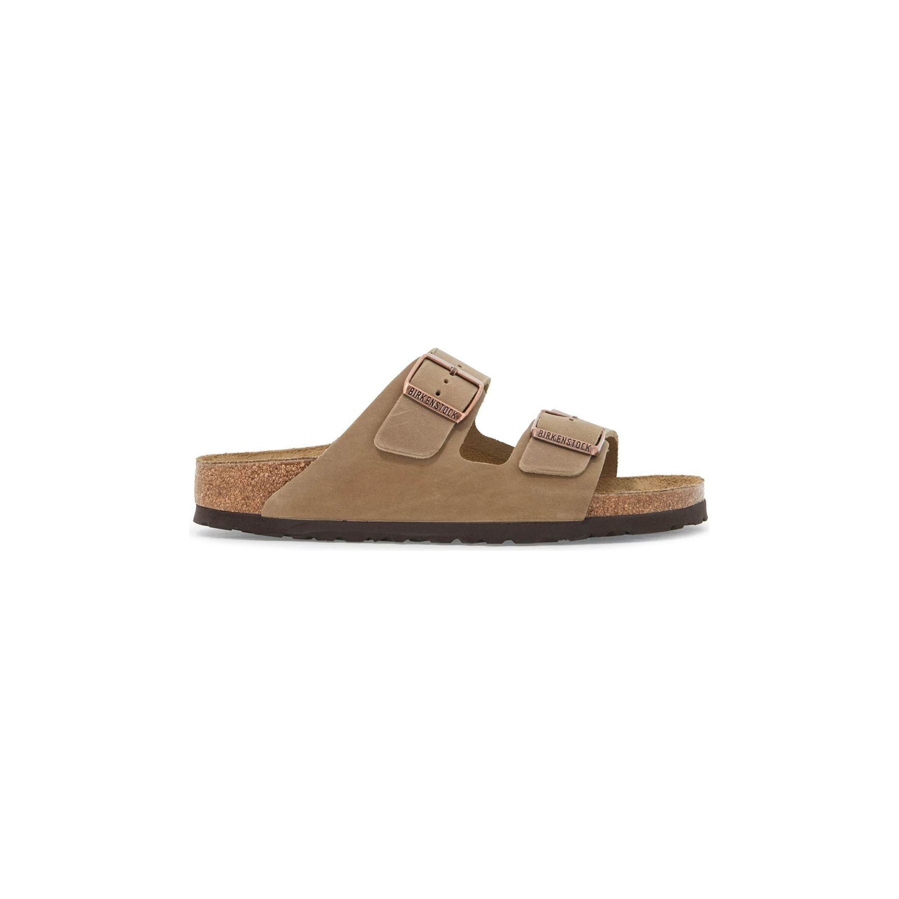 Suede Leather Arizona Slides Narrow Fit