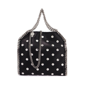 STELLA MCCARTNEY-Mini Falabella Tote Bag With Studs -JOHN JULIA.