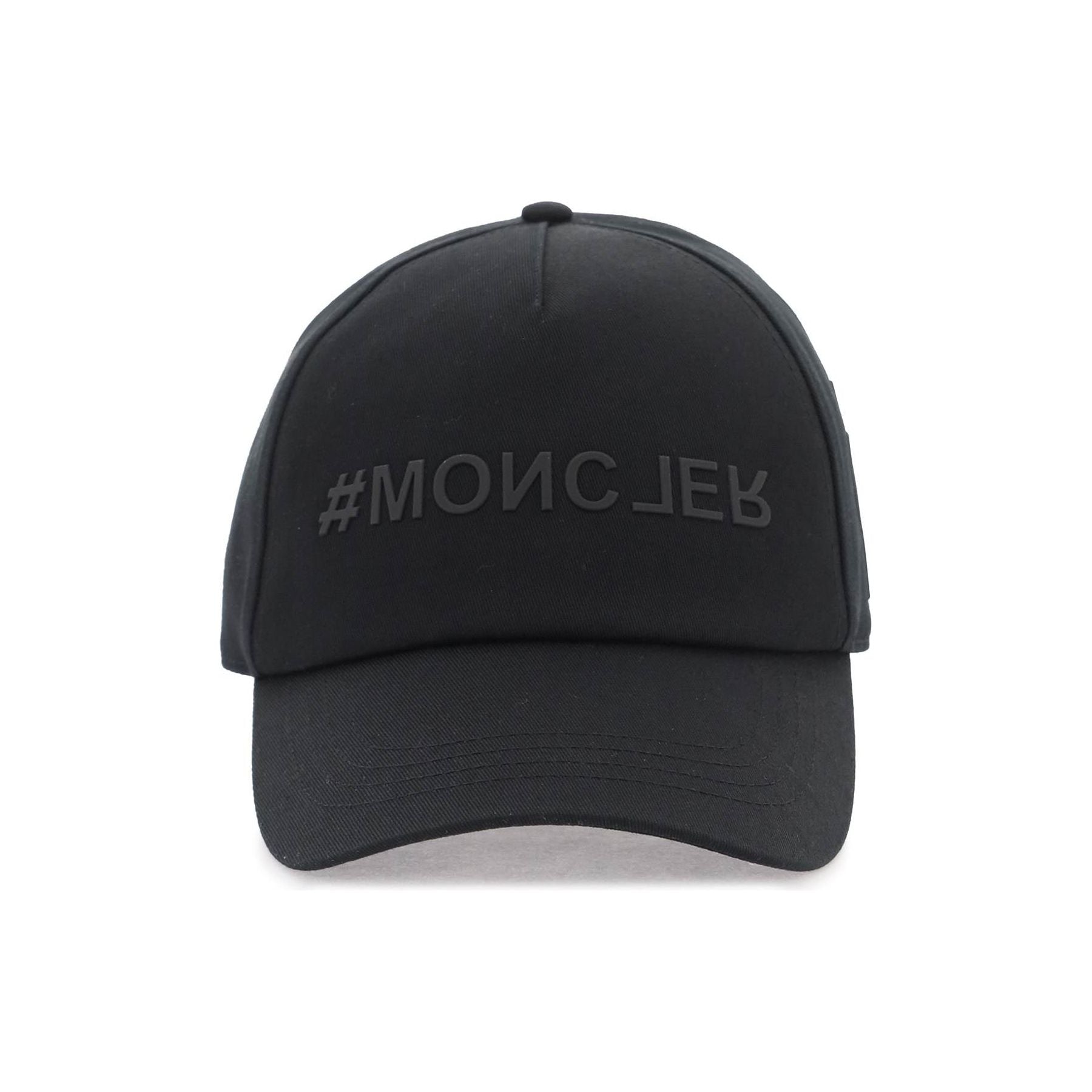 Rubber Logo Cotton Gabardine Cap