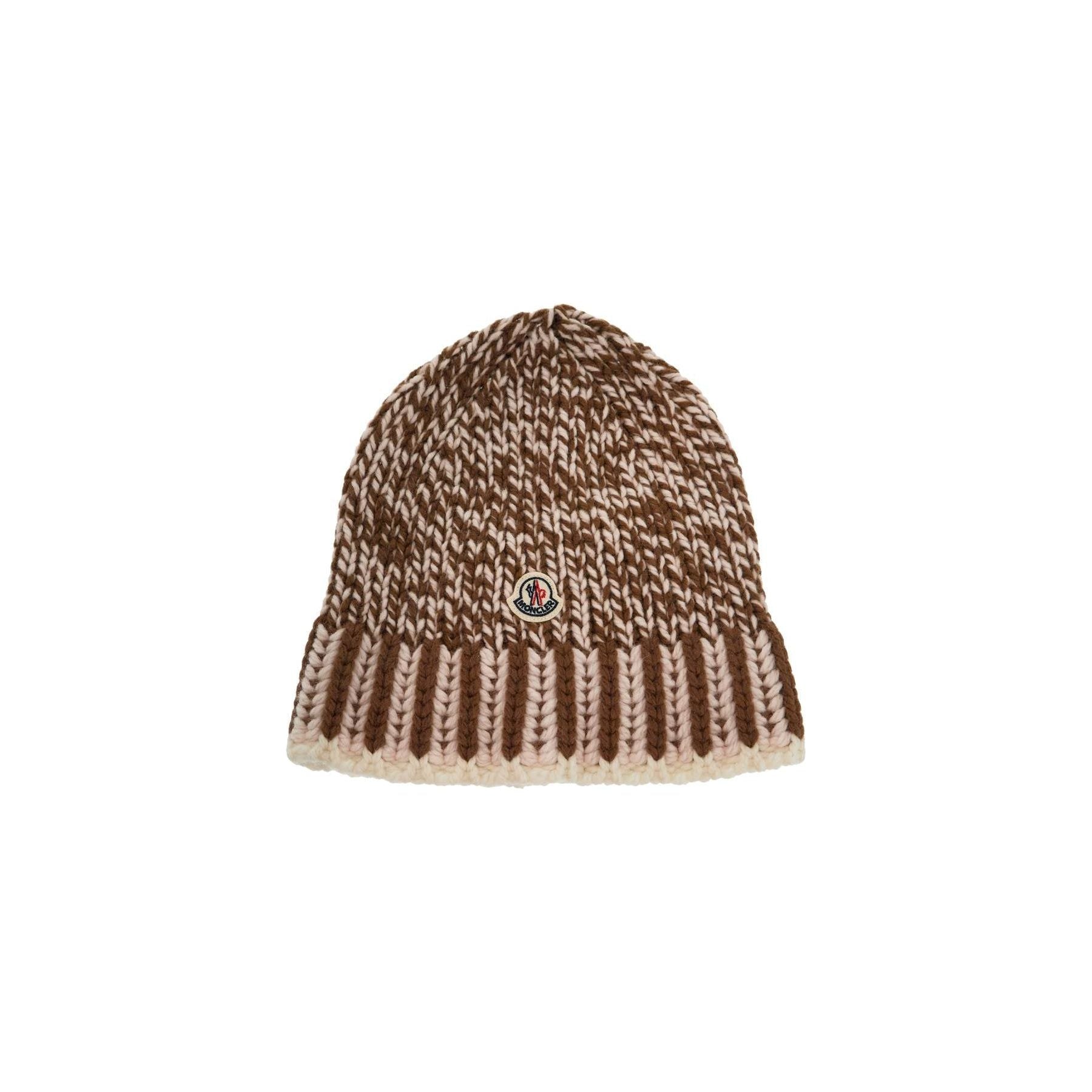 Bicolor Knit Beanie Hat