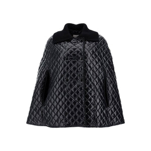 Short Quilted Cape Jacket