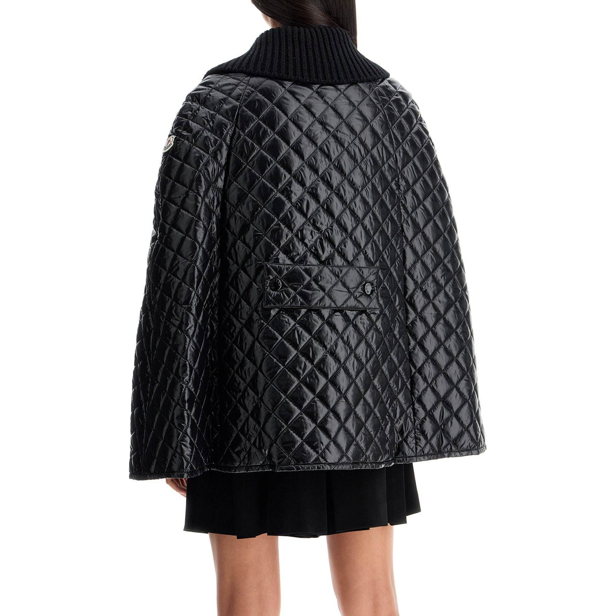 Short Quilted Cape Jacket