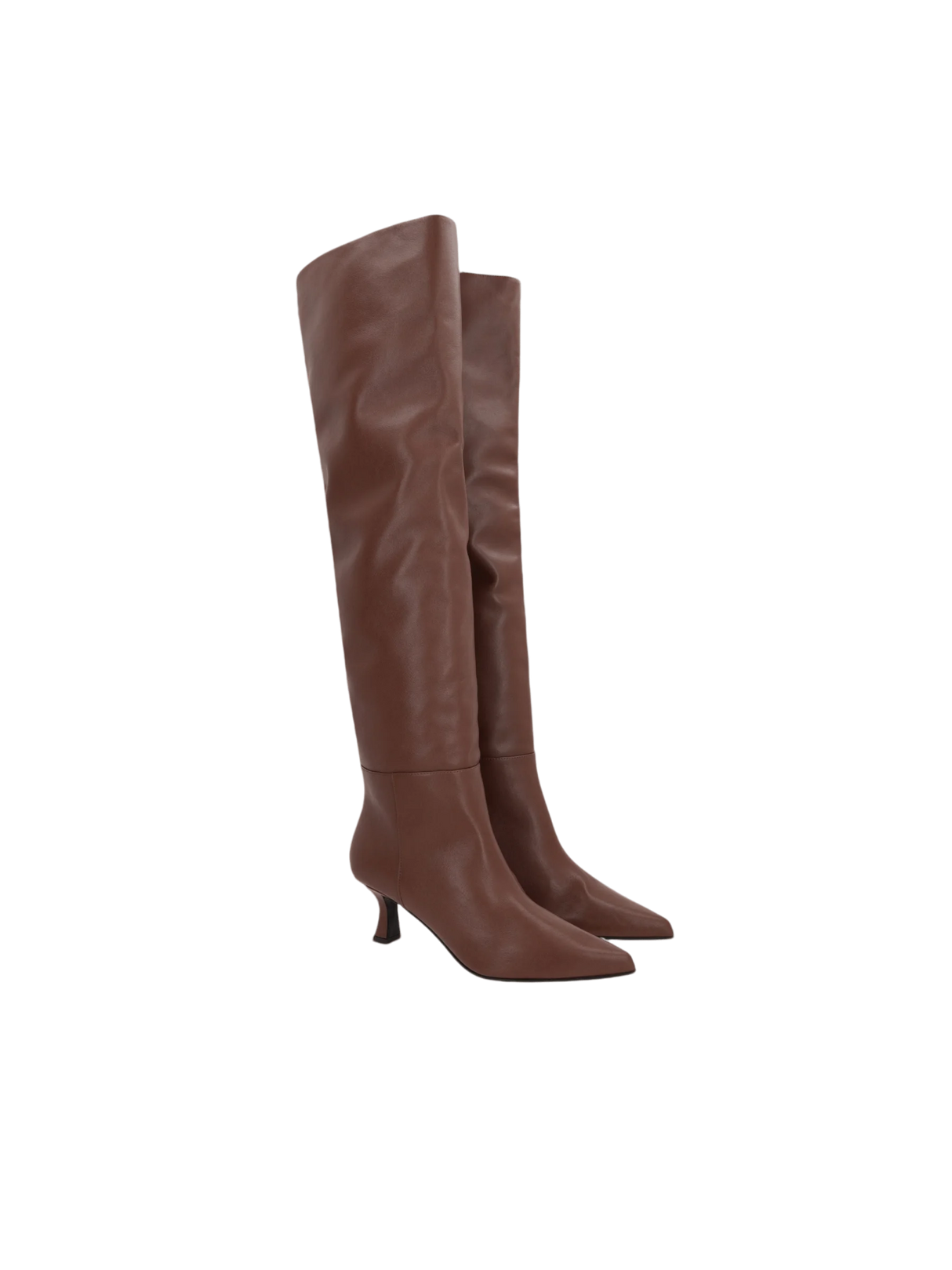 Bea Smooth Leather Over-the-Knee Boots-3JUIN-JOHN JULIA