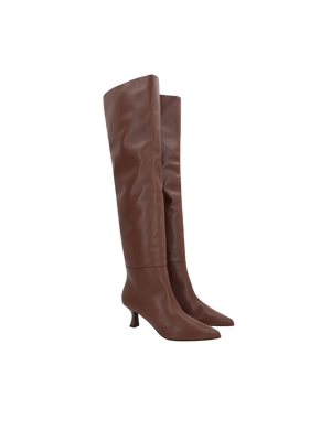 Bea Smooth Leather Over-the-Knee Boots-3JUIN-JOHN JULIA