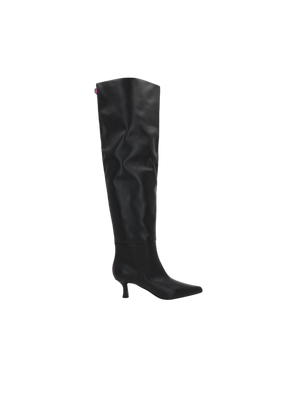 Bea Smooth Leather Over-the-Knee Boots-3juin-JOHN JULIA