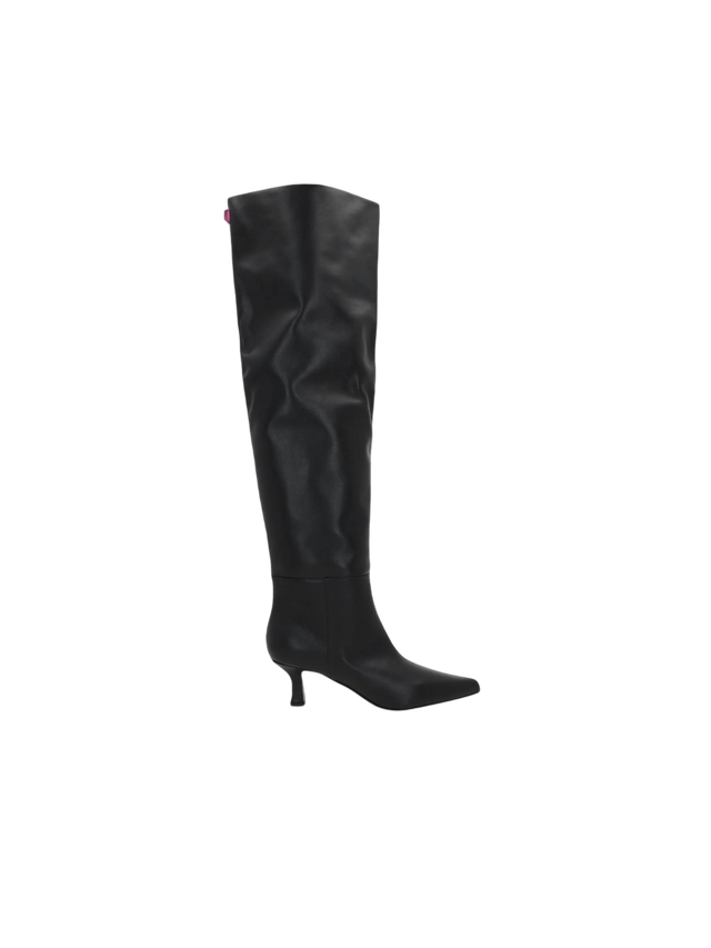 Bea Smooth Leather Over-the-Knee Boots-3juin-JOHN JULIA