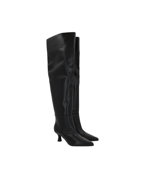 Bea Smooth Leather Over-the-Knee Boots-3JUIN-JOHN JULIA