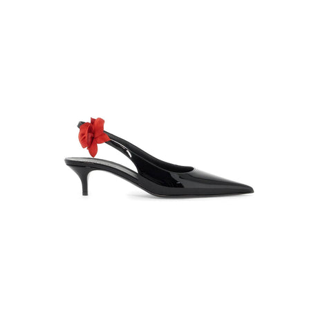 MAGDA BUTRYM-Rose Kitten Heel Slingback Pumps -JOHN JULIA.