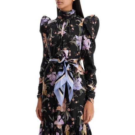 Eden Midi Dress With Floral Print