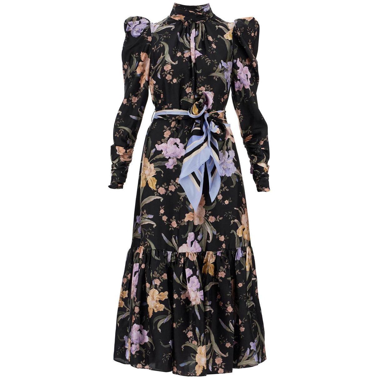 Eden Midi Dress With Floral Print