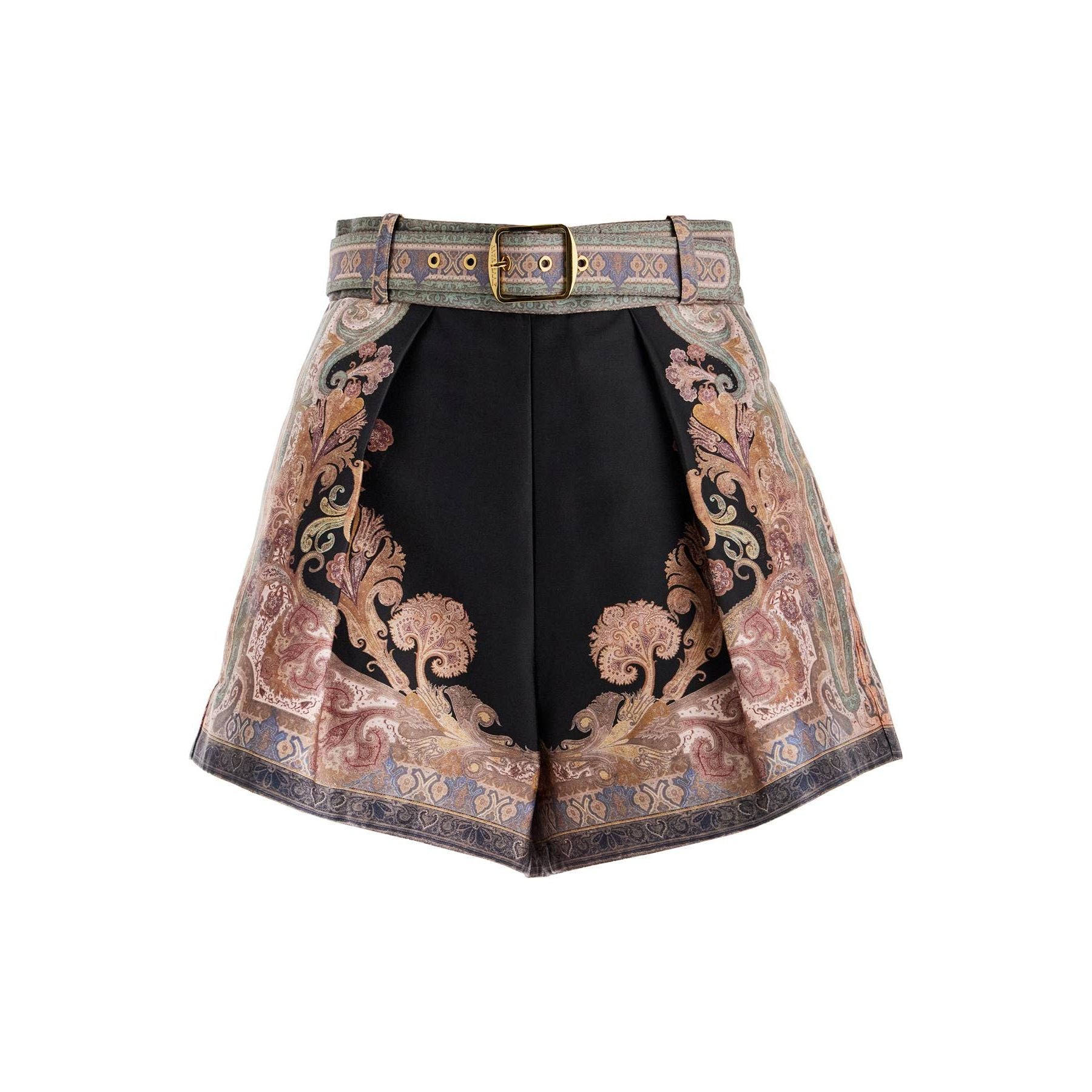 Silk And Cotton Set Of Shorts With