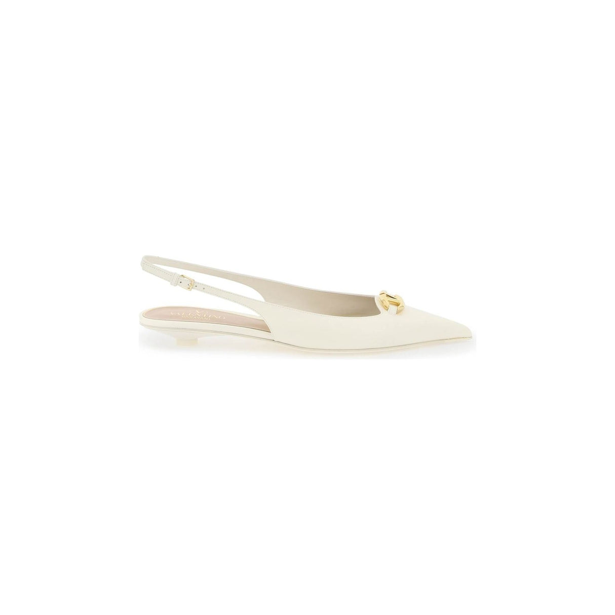 VLogo Slingback Ballerina Flats