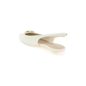 VLogo Slingback Ballerina Flats