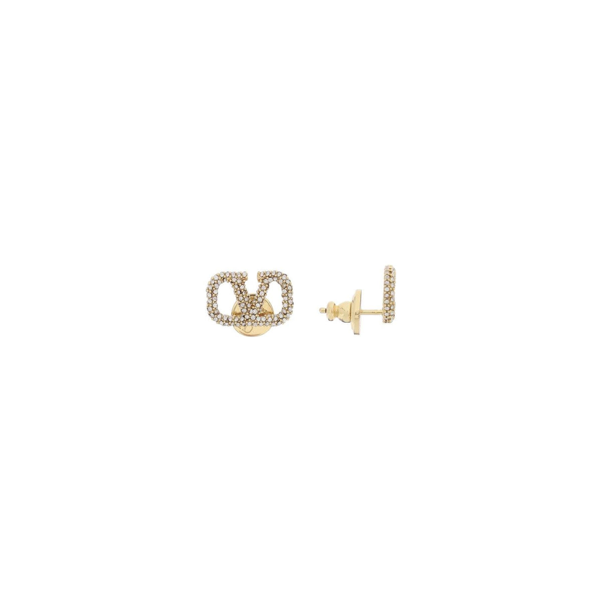 VLogo Swarovski® Crystals Signature Earrings