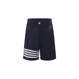 4bar Gabardine Short Pants-THOM BROWNE-JOHN JULIA