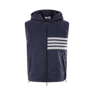 4bar Ripstop Vest-THOM BROWNE-JOHN JULIA