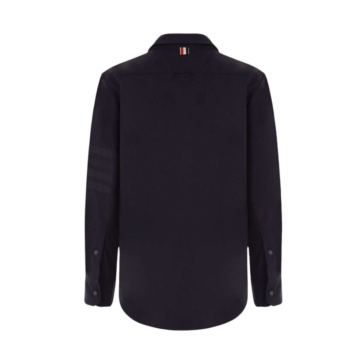 4bar Wool Overshirt-THOM BROWNE-JOHN JULIA