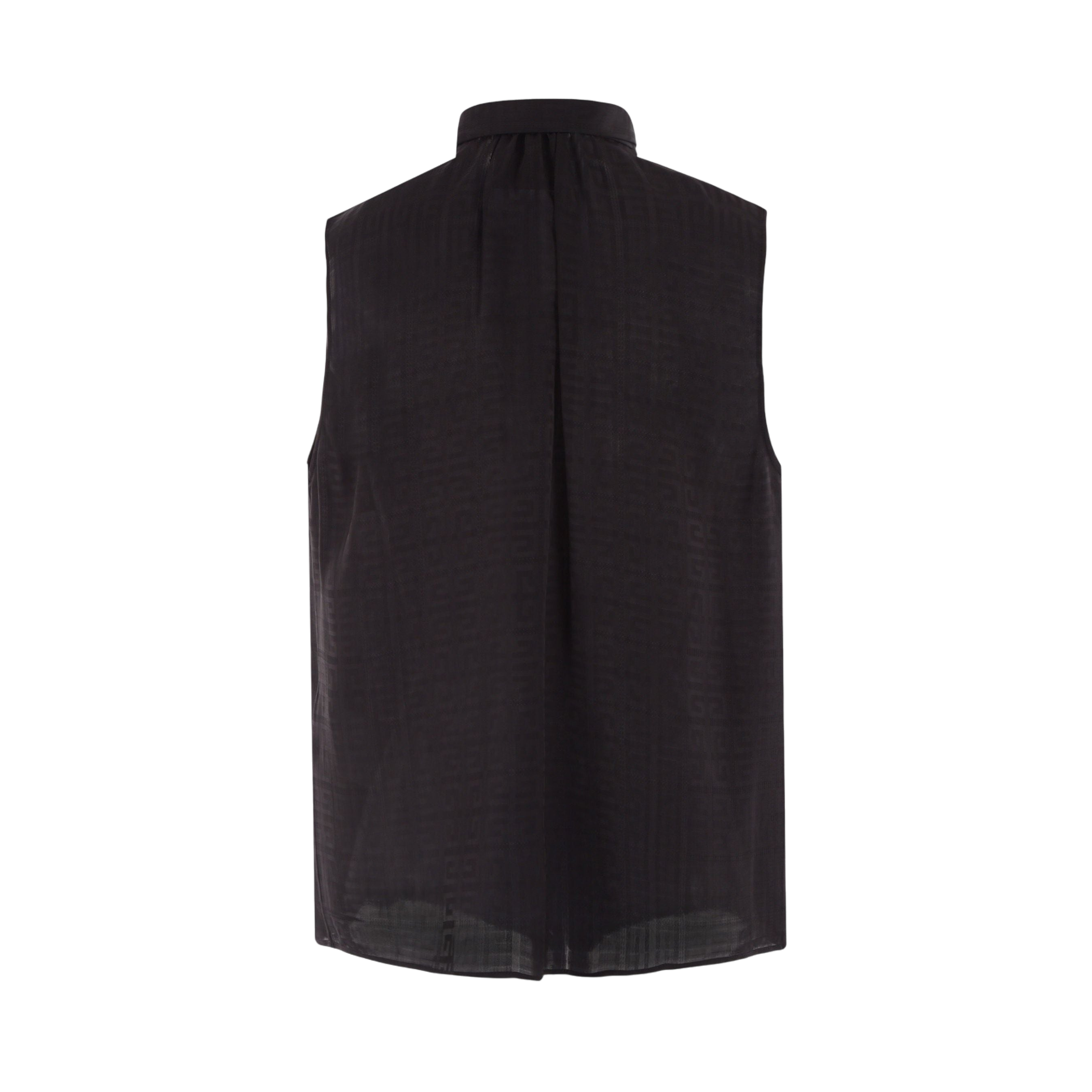 4G Jacquard Viscose Sleeveless Top-GIVENCHY-JOHN JULIA