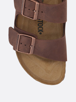 Arizona Oiled Leather Sandals-BIRKENSTOCK-JOHN JULIA