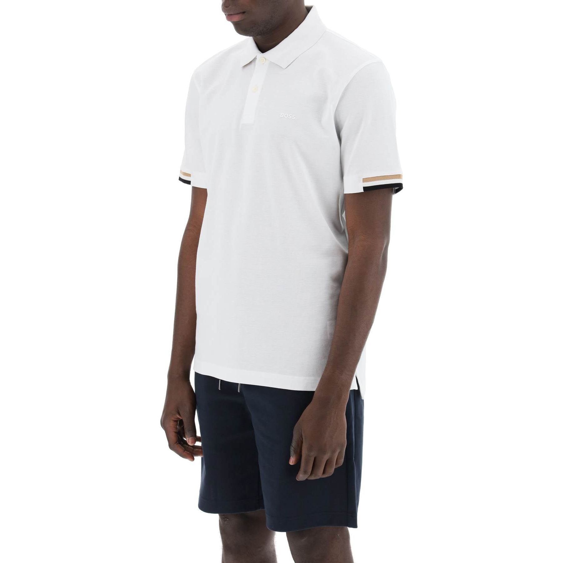 Parlay Polo Shirt With Stripe Detail