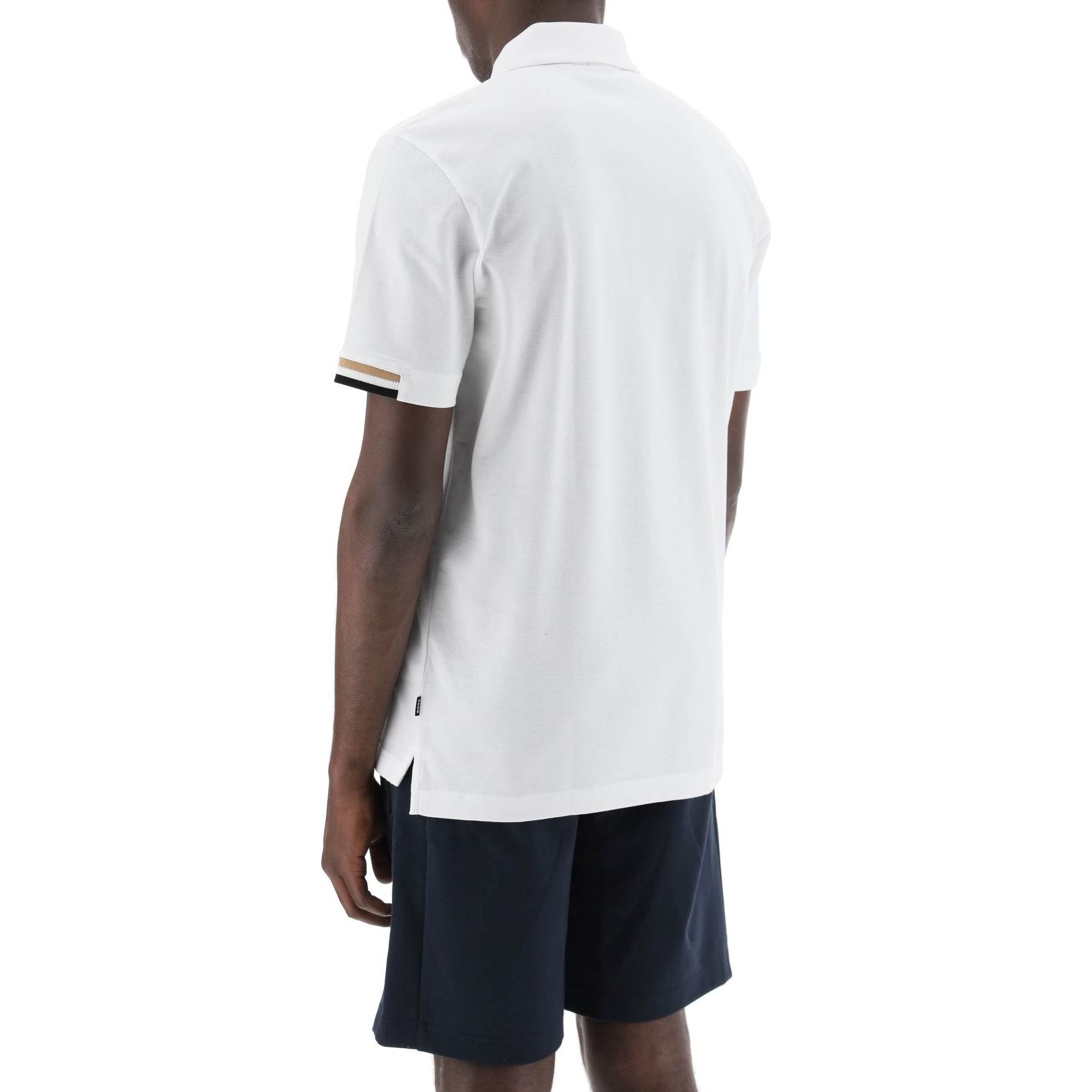 Parlay Polo Shirt With Stripe Detail