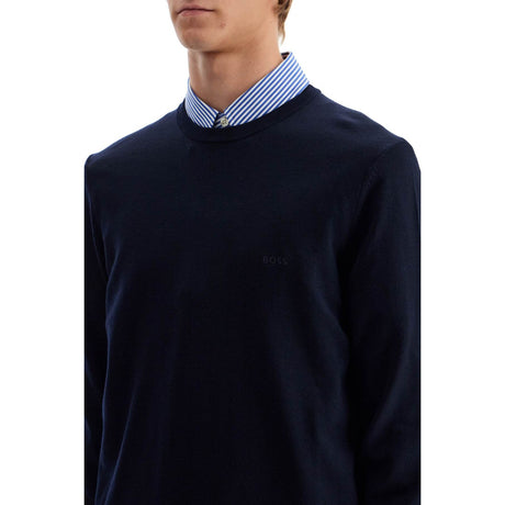 BOSS-'Botto' Light Wool Sweater -JOHN JULIA.