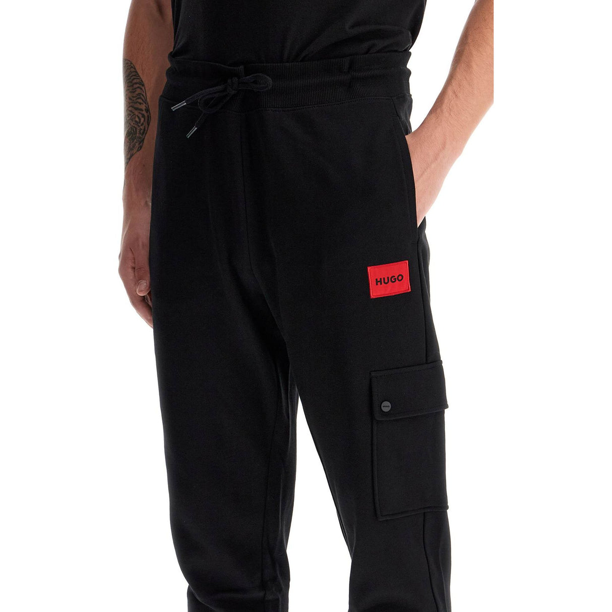 Cotton Joggers With Cargo Pocket