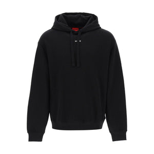 HUGO-Relaxed-Fit French Terry Hoodie -JOHN JULIA.