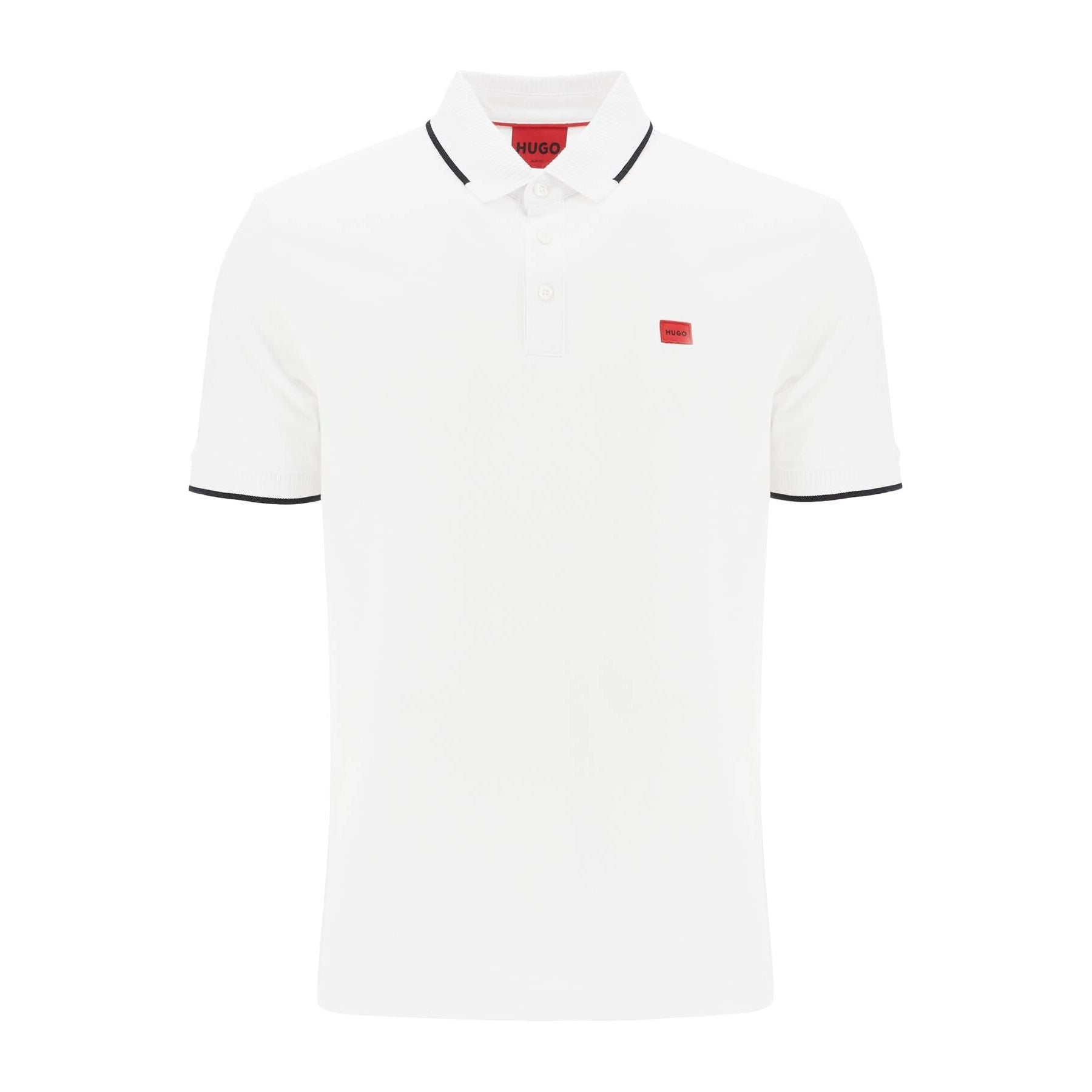 HUGO-Polo Shirt With Contrasting Finishing Details -JOHN JULIA.