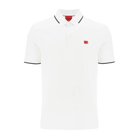 HUGO-Polo Shirt With Contrasting Finishing Details -JOHN JULIA.