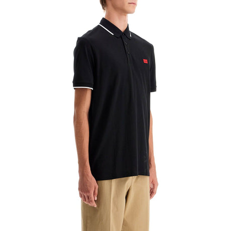 HUGO-Polo Shirt With Contrasting Finishing Details -JOHN JULIA.