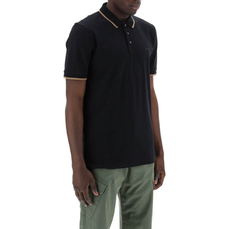 BOSS-Contrast Trim Parlay Polo Shirt -JOHN JULIA.