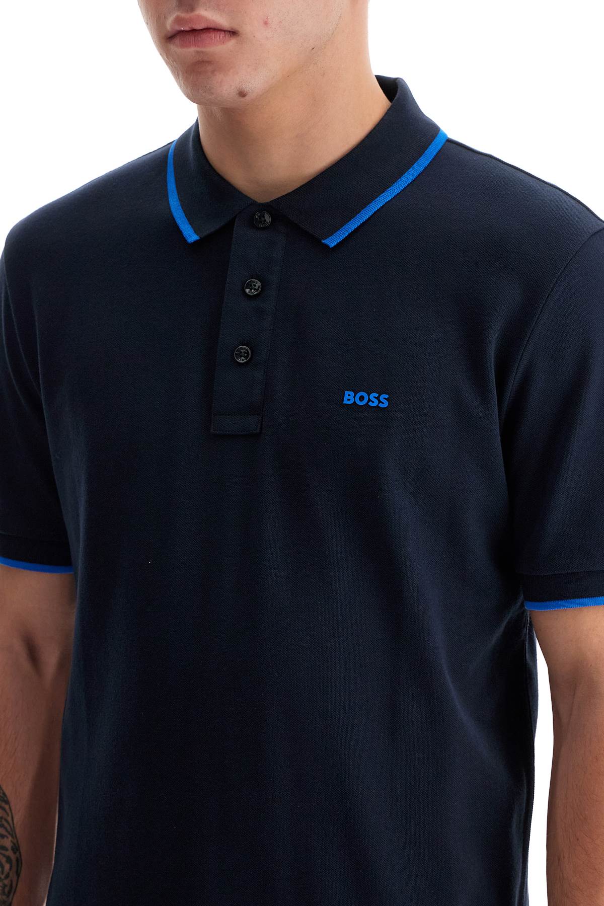 Contrast Trim Parlay Polo Shirt