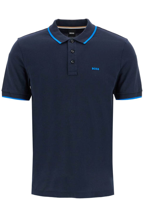 Contrast Trim Parlay Polo Shirt