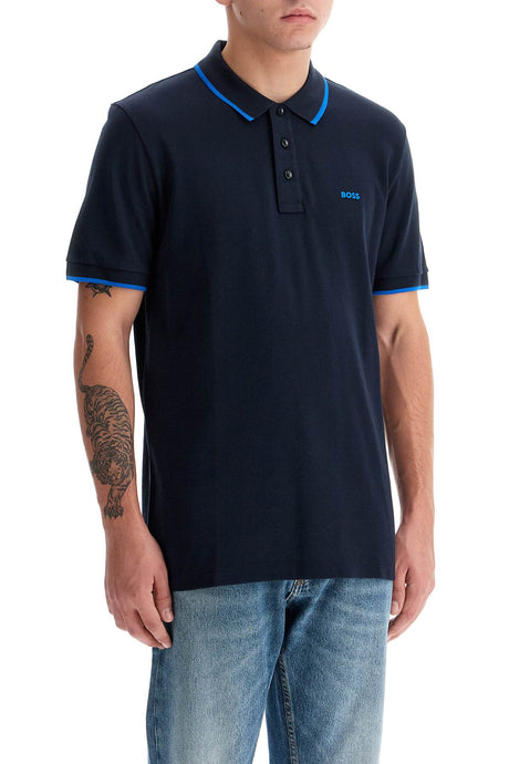 Contrast Trim Parlay Polo Shirt