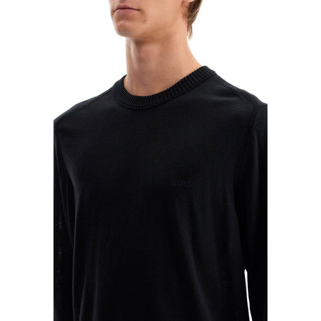 BOSS-"Avac Wool Blend Pullover -JOHN JULIA.