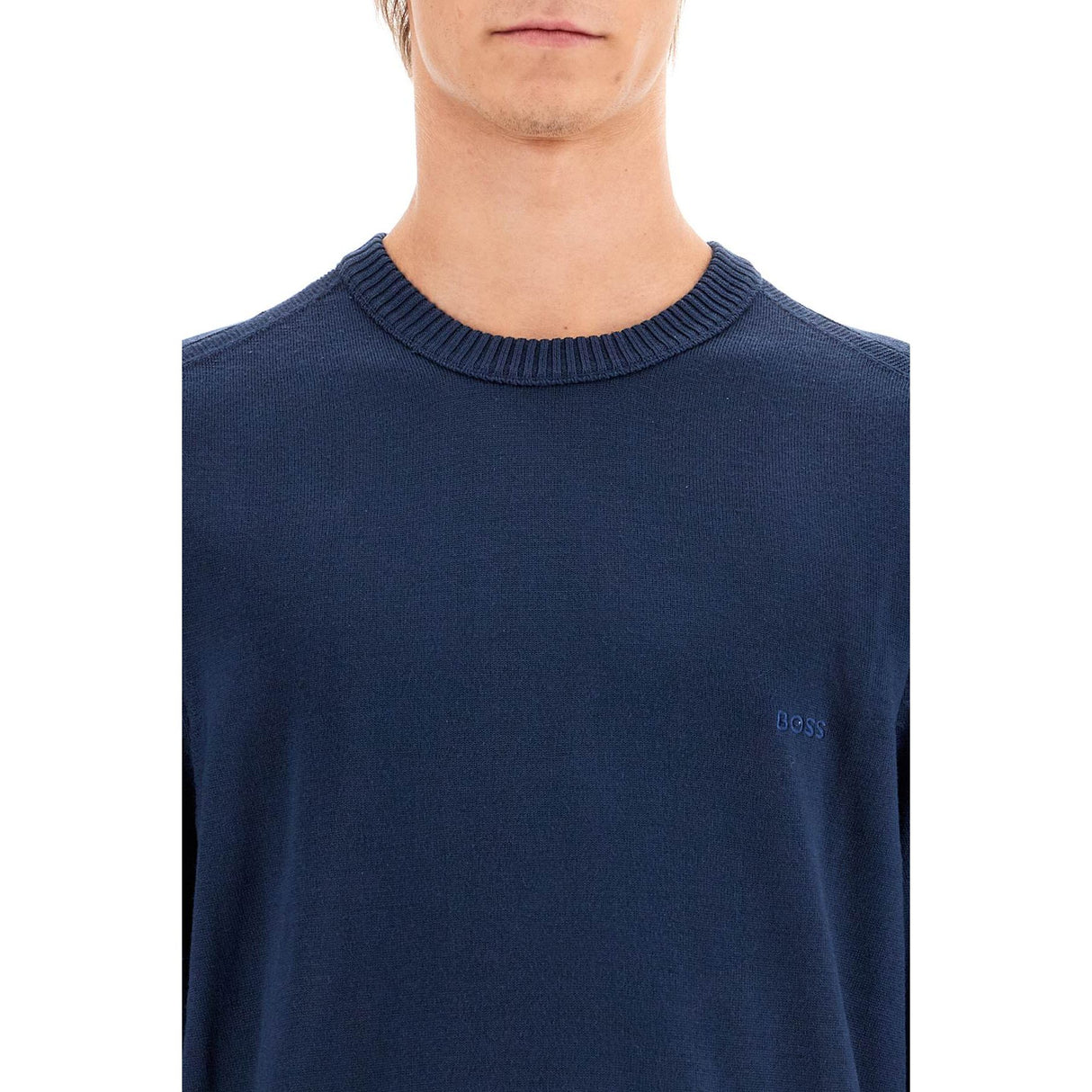 BOSS-"Avac Wool Blend Pullover -JOHN JULIA.