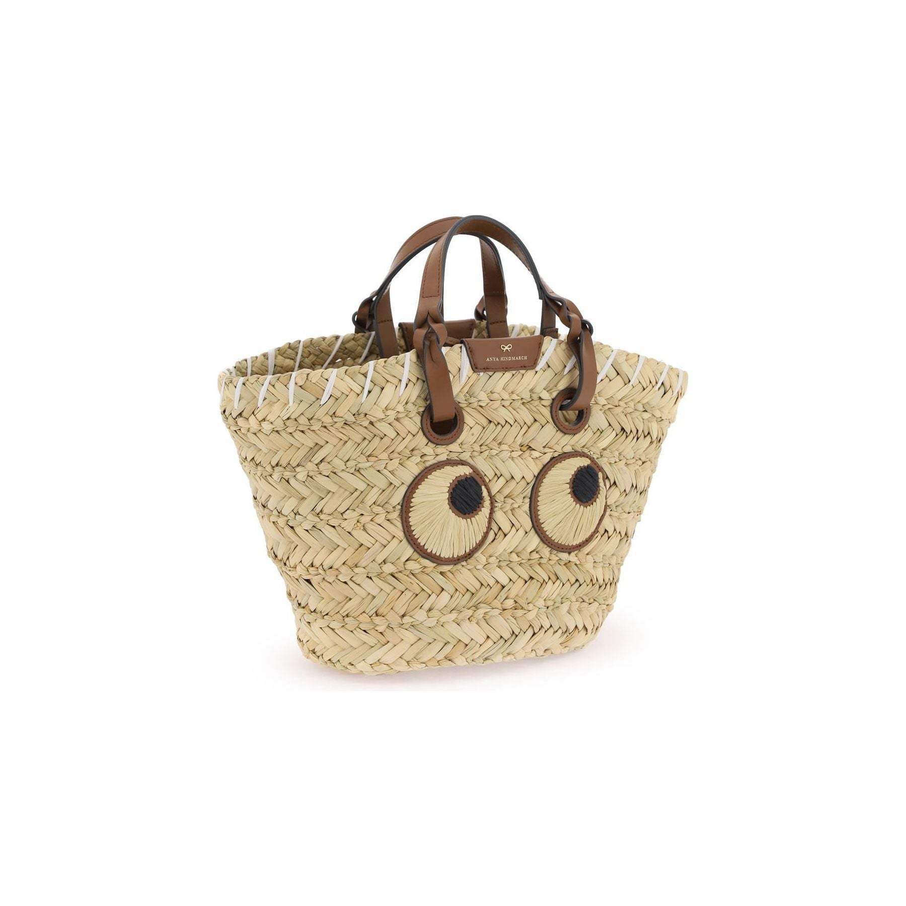 Small Paper Eyes Basket Bag