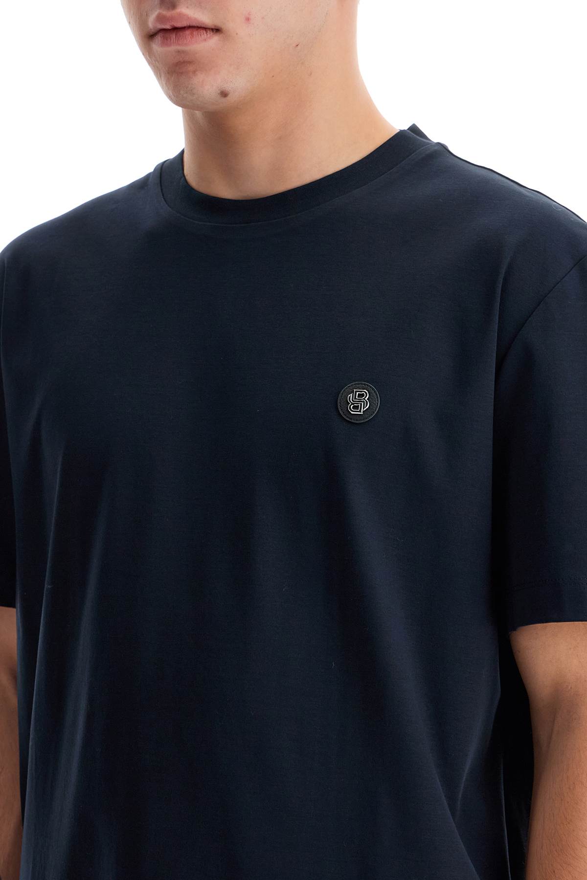 T-shirt With Double Monogram Patch