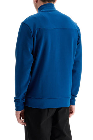 High-necked Sweatshirt In Compact Jersey