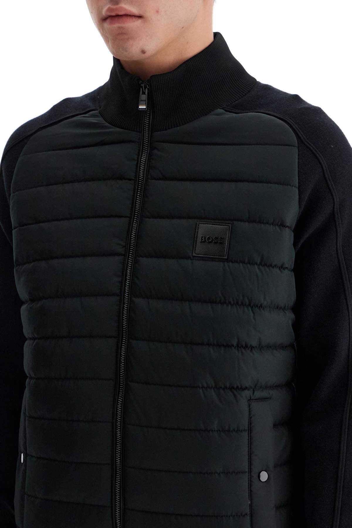 Knitted And Padded Nylon Jacket