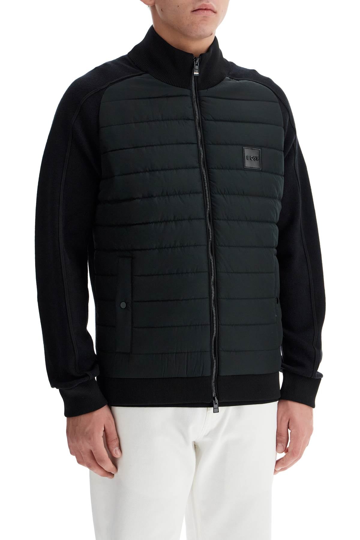 Knitted And Padded Nylon Jacket