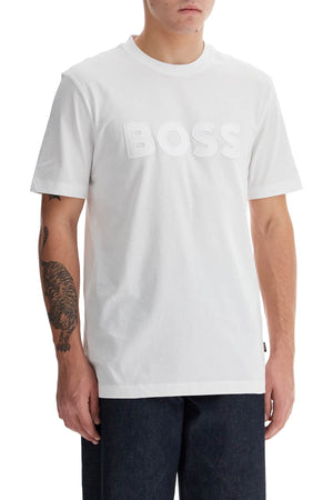 T-shirt With Patch Logo Design