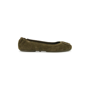 Suede Minnie Travel Ballet Flats