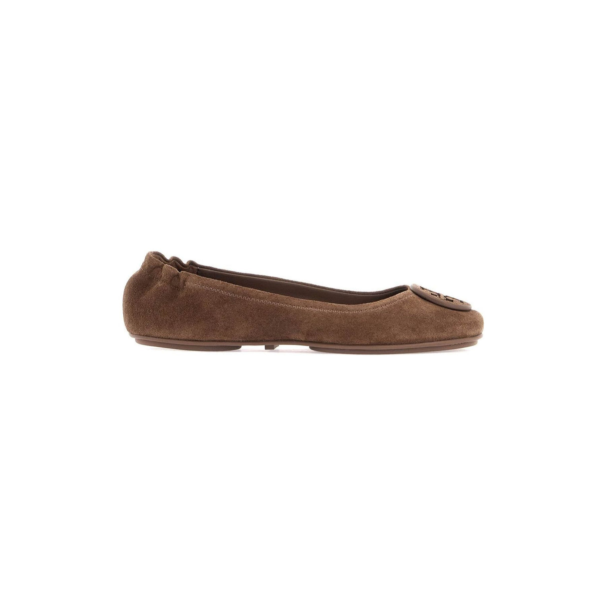 Suede Minnie Travel Ballet Flats