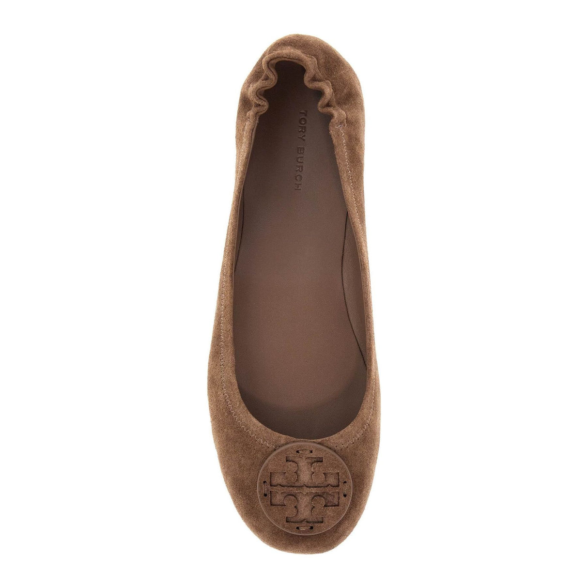 Suede Minnie Travel Ballet Flats