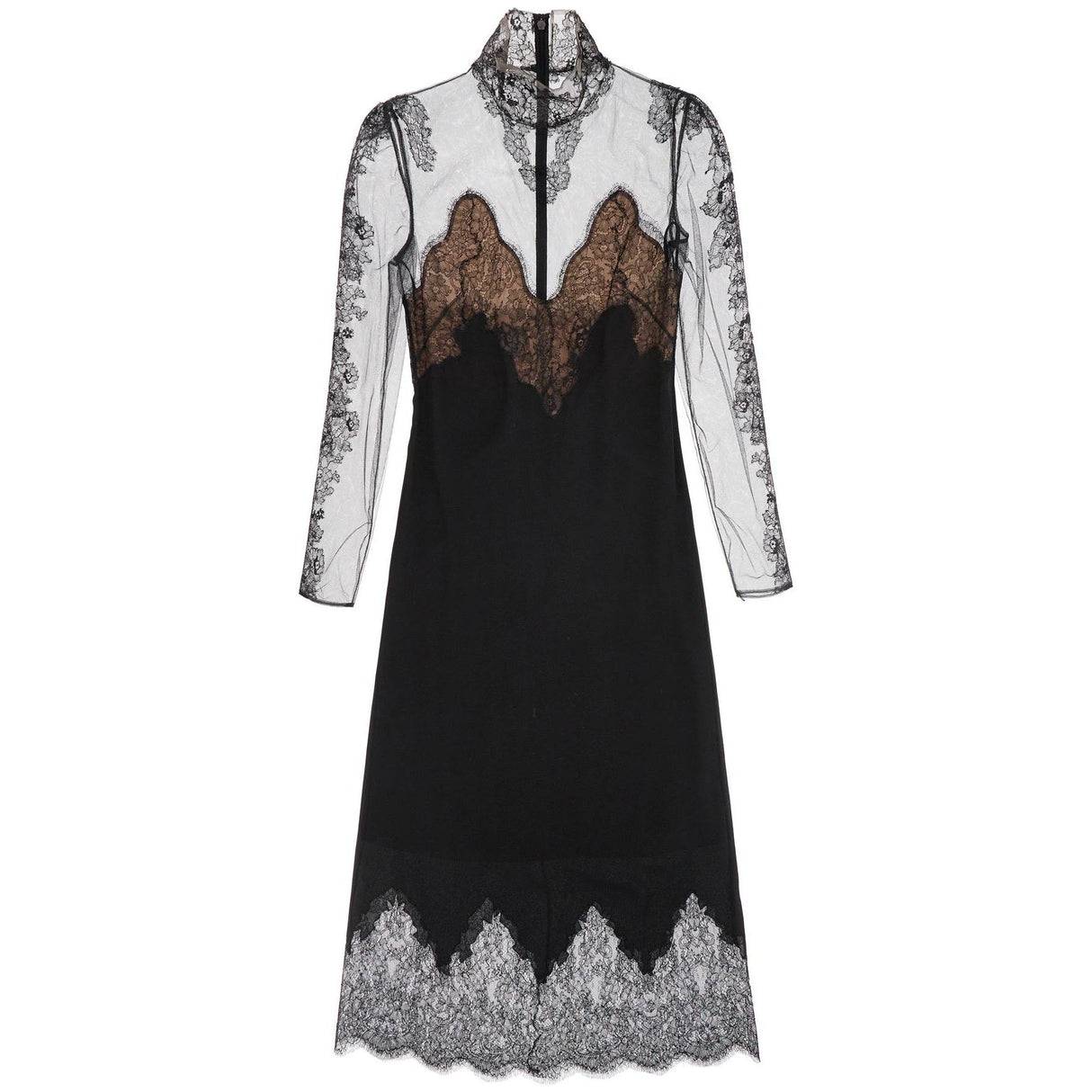 Silk And Lace Dress