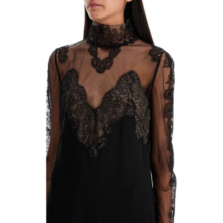 Silk And Lace Dress